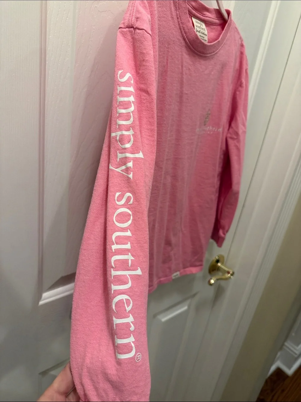 Simply Southern Kids Long-Sleeve Tee - Pink, Red, Charcoal
